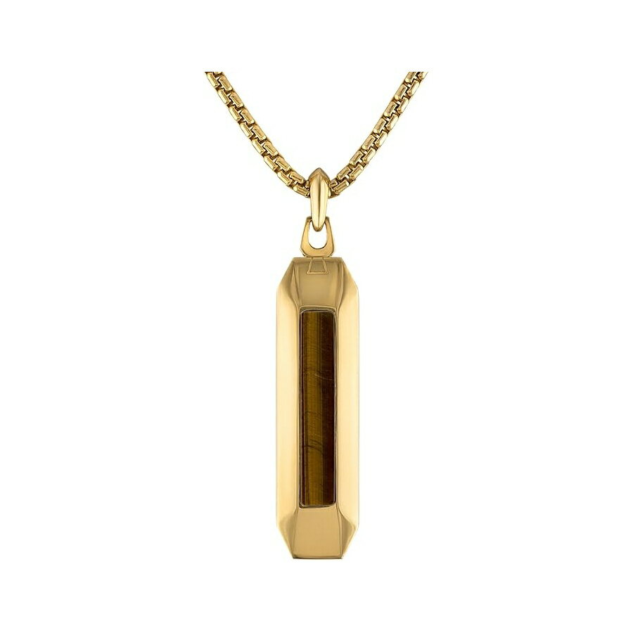 Rakuten - ブローバ ジュエリー メンズ マリン スター ペンダント ネックレス ラウンド ボックス チェーン付き Bulova Jewelry Men's Marine Star Pendant Necklace with Rounded Box Chain