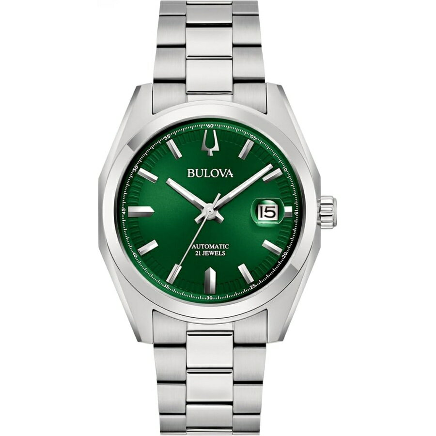 ブローバ 腕時計 ウォッチ 自動巻き時計 96B429 シルバー モダン Bulova Automatic Watch 96B429, Silver, Modern