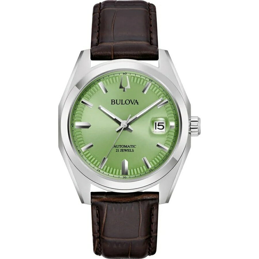 ブローバ 腕時計 ウォッチ 自動巻き時計 96B427 ブラウン ストラップ Bulova Automatic Watch 96B427, Brown, Strap