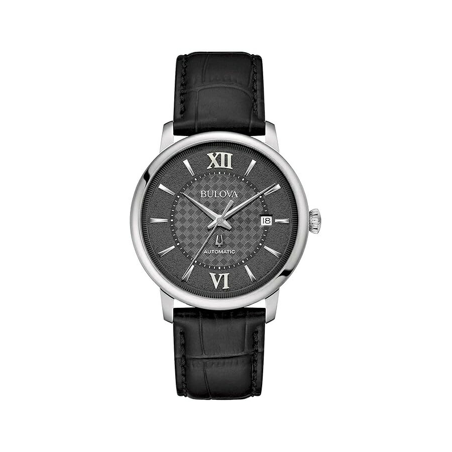 ORIS - ブローバ 腕時計 ウォッチ ハドソン 自動巻き ブラック ダイヤル メンズ 腕時計 96B441 Bulova Hudson Automatic Black Dial Men's Watch 96B441