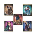 ディズニー プリンセス カップル リトグラフ セット デザイナー コレクション Disney Fairytale Designer Collection - Limited Edition Princess Couples Lithograph Set by Disney