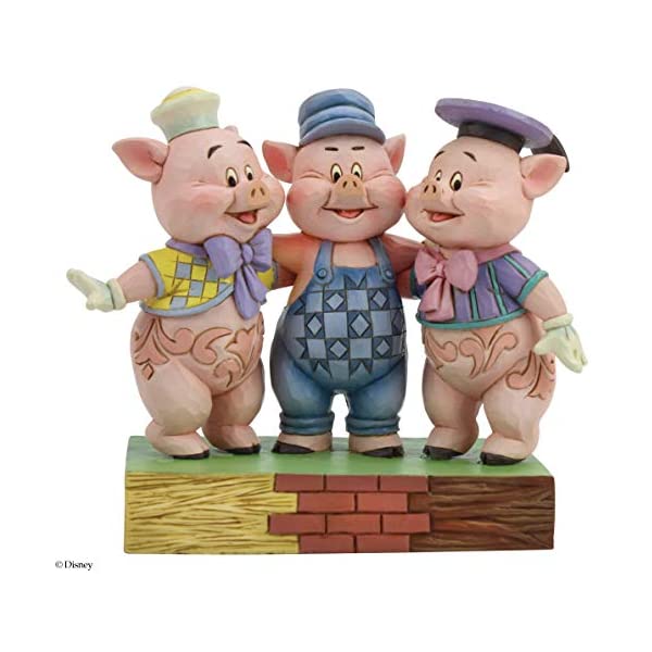 ディズニー トラディションズ 3匹の子豚 フィギュア 人形 置物 インテリア プレゼント Disney Traditions Three Little Pigs Figurine