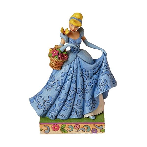 ディズニー トラディションズ ジムショア シンデレラ フィギュア 人形 置物 インテリア プレゼント Disney Traditions by Jim Shore Cinderella Spring Figurine, 7-1/4-Inch