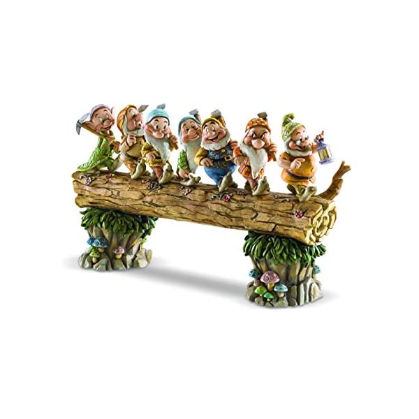 ディズニー トラディションズ ジムショア 白雪姫 7人の小人 ハイホー ストーンレジン フィギュア 人形 置物 インテリア プレゼント Disney Tradi...