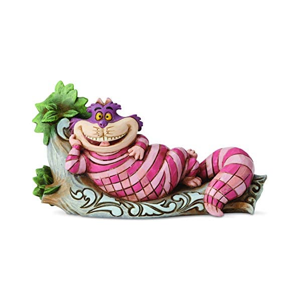 GlXR fBYj[ gfBVY WVA ӂ̍̃AX `FVL AX tBMA l` u CeA v[g Enesco Disney Traditions by Jim Shore Alice in Wonderland Cheshire Cat on Tree Figurine, 2.72 Inch, Multicolor