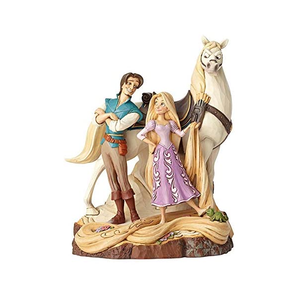 エネスコ ディズニー トラディションズ ジムショア ラプンツェル ストーンレジン フィギュア 人形 置物 インテリア プレゼント Enesco Disney T...