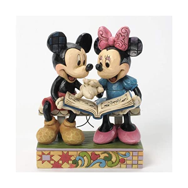 ディズニー トラディションズ ジムショア ミッキー ミニー 85周年記念 ストーンレジン フィギュア 人形 置物 インテリア プレゼント Disney Trad...