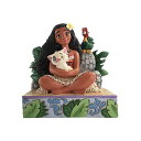 ディズニー トラディションズ ジムショア モアナ フィギュア 人形 置物 インテリア プレゼント Jim Shore Disney Traditions 6008078 Moana with PUA & HEI HEI Figurine 5.25