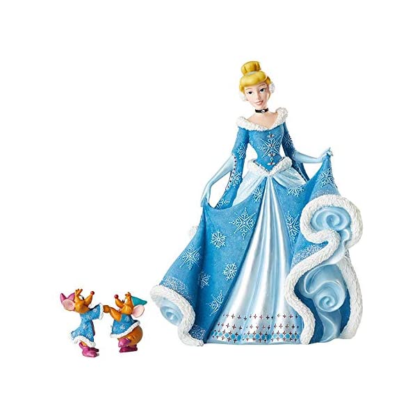 エネスコ ディズニー ショーケース シンデレラ ジャックとガス ジャック フィギュア 人形 置物 インテリア プレゼント Enesco Disney Showc...