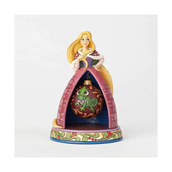 エネスコ ディズニー トラディションズ ジムショア ラプンツェル パスカル オーナメント クリスマス 装飾 ストーンレジン フィギュア 人形 置物 インテリア ...