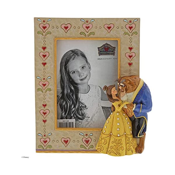 エネスコ ディズニー トラディションズ ジムショア 美女と野獣 写真立て フォトフレーム フィギュア 人形 置物 インテリア プレゼント Enesco Disn...