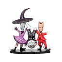 GlXR fBYj[ V[P[X iCgA[ NX}X bN VbN o tBMA l` u CeA v[g Enesco Disney Showcase Couture de Force The Nightmare Before Christmas Lock Shock and Barrel Figurine, 6.3 Inch, Multicolor,6006281