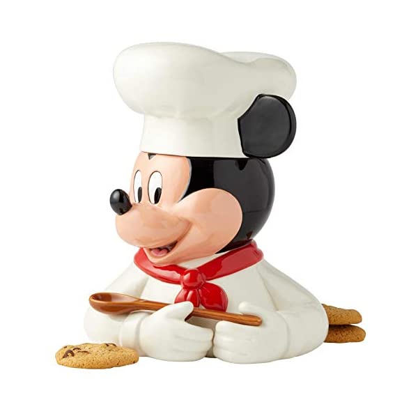 エネスコ ディズニー ミッキー シェフ フィギュア 人形 置物 インテリア プレゼント Enesco Disney Ceramics Chef Mickey Mouse Cookie Jar, 11 Inch, Multicolor 人気の...