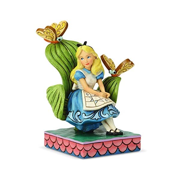 GlXR fBYj[ gfBVY WVA ӂ̍̃AX tBMA l` u CeA v[g Enesco Disney Traditions by Jim Shore Alice in Wonderland Figurine, 5.43 Inch, Multicolor