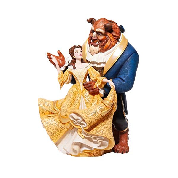 エネスコ ディズニー ショーケース 美女と野獣 フィギュア 人形 置物 インテリア プレゼント Enesco Disney Showcase Couture de Force Beauty and The Beast Dance Figurine, 10.24 Inch, Multicolor