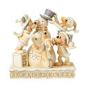 エネスコ ディズニー トラディションズ ジムショア ミッキー フィギュア 人形 置物 インテリア プレゼント Enesco Disney Traditions by Jim Shore White Woodland Mickey and Friends Fab Four Figurine, 6 Inch, Multicolor