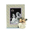 GlXR fBYj[ gfBVY WVA ~bL[ ~j[  ʐ^ tHgt[ tHgX^h tBMA l` u CeA v[g Enesco Disney Traditions by Jim Shore Mickey and Minnie Mouse Wedding Photo Picture Frame, 7.25 Inch