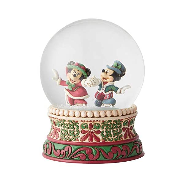 エネスコ ディズニー トラディションズ ジムショア ミッキー ミニー ウォーターボール スノードーム フィギュア 人形 置物 インテリア プレゼント Enesc...