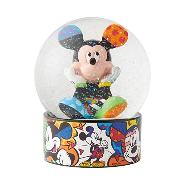 エネスコ ディズニー ブリット ミッキー ウォーターボール スノードーム フィギュア 人形 置物 インテリア プレゼント Enesco Disney by Br...