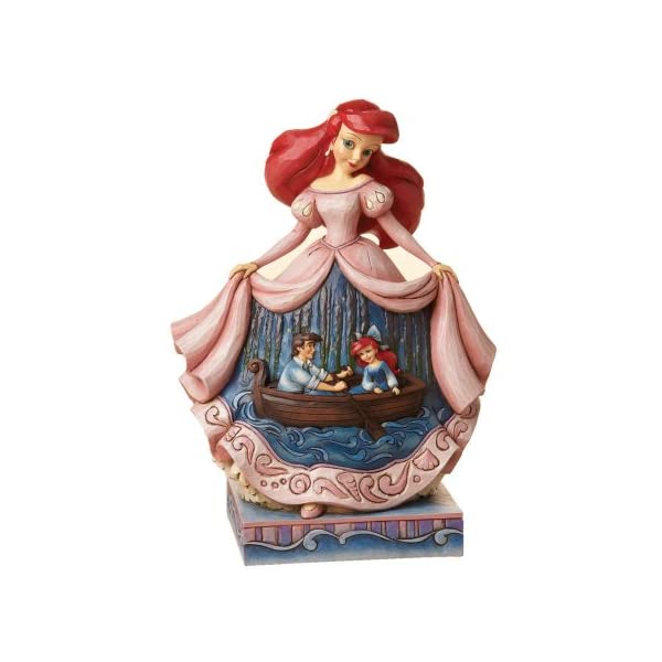 ͥ ǥˡ ȥǥ ॷ祢 rȥޡᥤ ꥨ ե奢 ͷ ʪ ƥꥢ ץ쥼 Enesco Disney Traditions by Jim Shore 4015334 Ariel Twilight Serenade Figurine 9-1/2-Inch