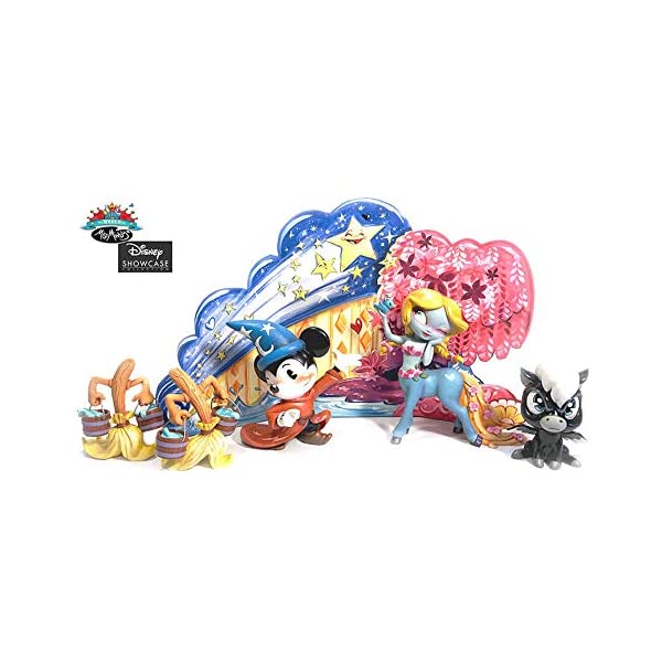 エネスコ ディズニー ミス・ミンディ ミッキー ファンタジア ストーンレジン セット フィギュア 人形 置物 インテリア プレゼント Enesco World ...