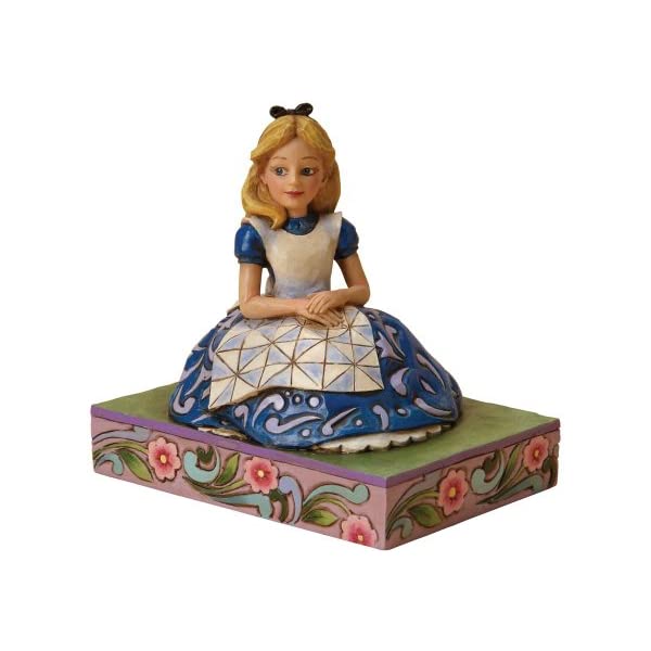 GlXR fBYj[ gfBVY WVA ӂ̍̃AX tBMA l` u CeA v[g Enesco Disney Traditions Designed by Jim Shore Alice in Wonderland Figurine 4 in
