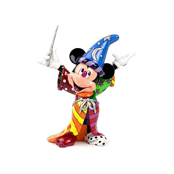 ディズニー ブリット ミッキー ストーンレジン フィギュア 人形 置物 インテリア プレゼント Disney by Britto Sorcerer Mickey...