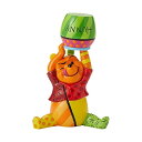 エネスコ ディズニー ブリット くまのプーさん フィギュア 人形 置物 インテリア プレゼント Enesco Winnie The Pooh” from Disney by Britto Line Figurine, 3.66 Inches, Multicolor