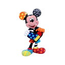 GlXR fBYj[ ubg ~bL[ tBMA l` u CeA v[g Enesco Disney by Britto Mickey Mouse Miniature Figurine, 3.54 Inch, Multicolor,6006085