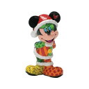 エネスコ ディズニー ブリット ミッキー フィギュア 人形 置物 インテリア プレゼント Enesco Disney by Britto Christmas Mickey Figurine, 4-Inch