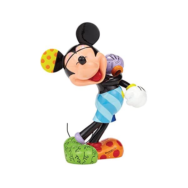 エネスコ ディズニー ブリット ミッキー フィギュア 人形 置物 インテリア プレゼント Enesco Disney by Britto Laughing Mickey Mouse Figurine, 8