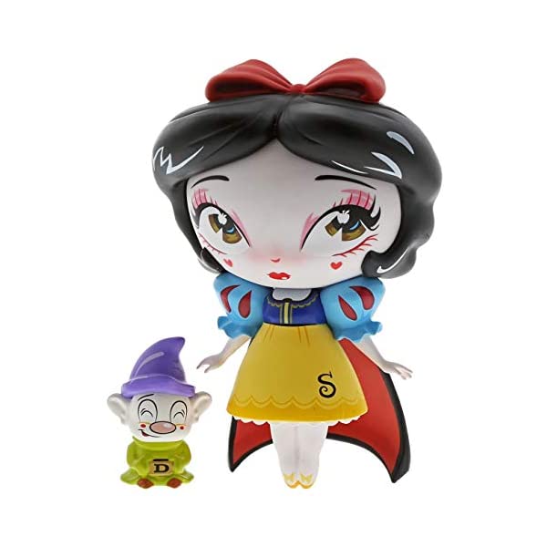 エネスコ ミス ミンディ 白雪姫 ドーピー フィギュア 人形 置物 インテリア プレゼント Enesco The World of Miss Mindy Snow White and Mini Dopey Vinyl Figurine, 7 Inch, Multicolor