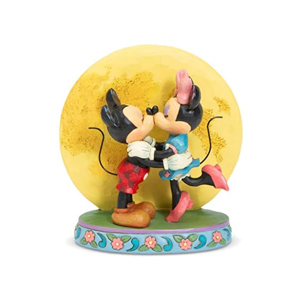 全品送料無料 エネスコ ディズニー トラディションズ ジムショア ミッキー ミニー フィギュア 人形 置物 インテリア プレゼント Enesco Disney Traditions By Jim Shore Mickey And Minnie Mouse Moonlight Kiss Figurine 6 3 Inch Multicolor 魅了 Www Erkozkaya Com