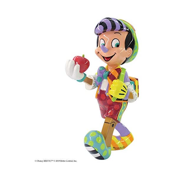 エネスコ ディズニー ブリット ピノキオ 80周年記念 フィギュア 人形 置物 インテリア プレゼント Enesco Disney by Britto Pinocchio 80th Anniversary Figurine, 8.11 Inch, Multicolor