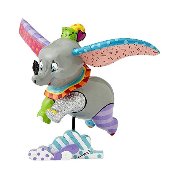 ǥˡ ֥å  ȡ쥸 ե奢 ͷ ʪ ƥꥢ ץ쥼 Disney by Britto Dumbo Stone Resin Figurine