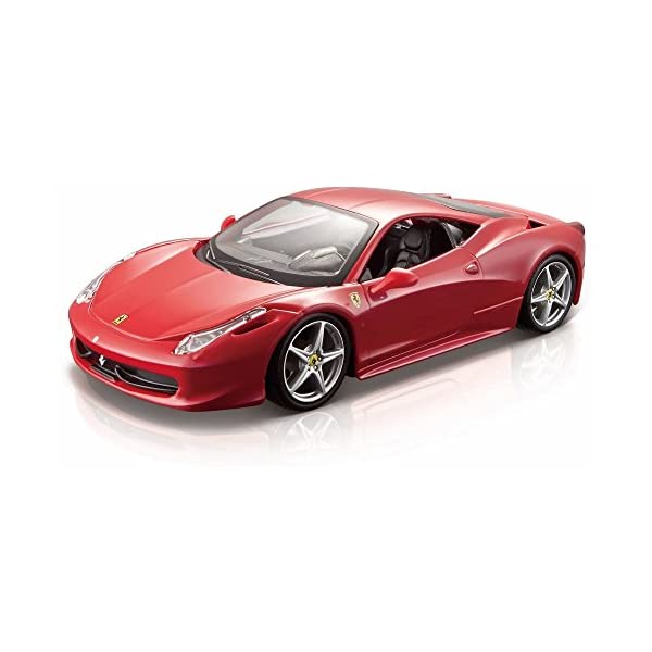 フェラーリ ブラーゴ モデルカー ダイキャスト 模型 ミニカー グッズ 納車祝い プレゼント インテリア スーパーカー Ferrari 458 Italia Red 1/24 by Bburago 26003