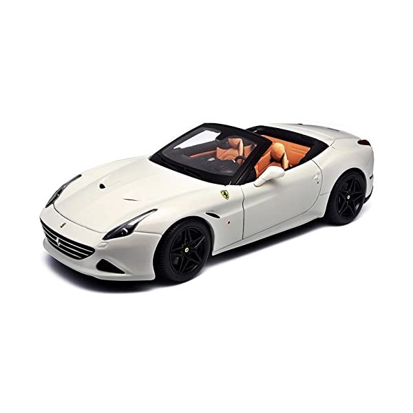 フェラーリ カリフォルニアT ブラーゴ モデルカー ダイキャスト 模型 ミニカー グッズ 納車祝い プレゼント インテリア スーパーカー Ferrari California T Open Top Convertible White Signature Series 1/18 by Bburago 16904