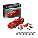 tF[ fJ[ _CLXg ͌^ ~jJ[ ObY [ԏj v[g CeA X[p[J[ LEGO Speed Champions Ferrari F40 Competizione 75890 Building Kit (198 Pieces)