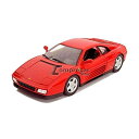 フェラーリ モデルカー ダイキャスト 模型 ミニカー グッズ 納車祝い プレゼント インテリア スーパーカー Hot wheels X5532 Ferrari 348 TB Red 1/18 Diecast Car Model by Hotwheels