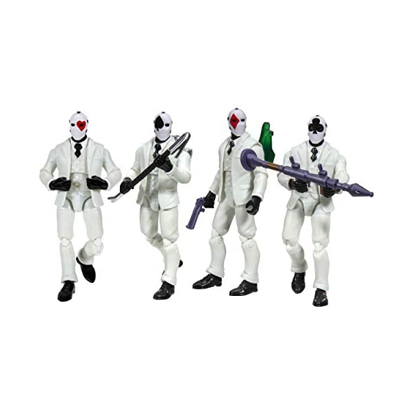 フォートナイト フィギュア 人形 おもちゃ グッズ プレゼント Fortnite Squad Mode 4 Figure Pack, Highstakes