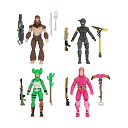 フォートナイト フィギュア 人形 おもちゃ グッズ Fortnite Alchemist Squad Mode, 4 Figure Pack - 4 Inch King Flamingo, Prickly Patroller, Bigfoot, Elite Agent Collectible Action Figures, Plus 5 Harvesting Tools, 4 Weapons, 4 Building Materials