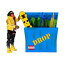 եȥʥ ե奢 ͷ  å Fortnite Solo Mode Figure &Supply Crate Collectible Accessory Set Bundle - Features 4 Inch Bone Wasp, Supply Crate, Back Board (Banana) Back Bling, Weapons, Building Materials - Collect Them All