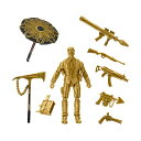 フォートナイト フィギュア 人形 おもちゃ グッズ プレゼント Fortnite Hot Drop1 Figure Pack, with 4-inch Midas-Gold Figure, Harvesting Tool, Umbrella, Back Bling, and Weapons