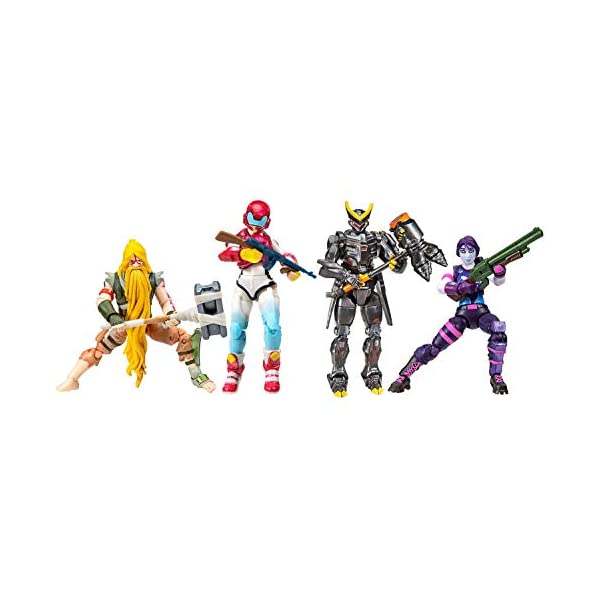 フォートナイト フィギュア 人形 おもちゃ グッズ プレゼント Fortnite Squad Mode Core Figure 4 Figure Pack, F...