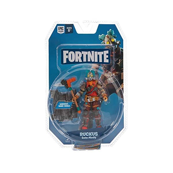 フォートナイト フィギュア 人形 おもちゃ グッズ プレゼント ラッカス Fortnite Solo Mode Core Figure Pack, Ruckus