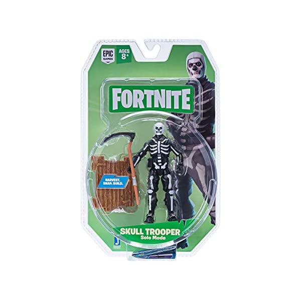 フォートナイト フィギュア 人形 おもちゃ グッズ プレゼント スカルトルーパー Fortnite Solo Mode Core Figure Pack, Skull Trooper