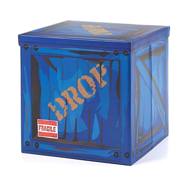 フォートナイト 宝箱 BOX ボックス 収納箱 お片付け インテリア おもちゃ グッズ プレゼント Large Loot Drop Box Accessory 14” x 14” x 14” - Goes with Merch Like Pickaxes Guns Costumes …