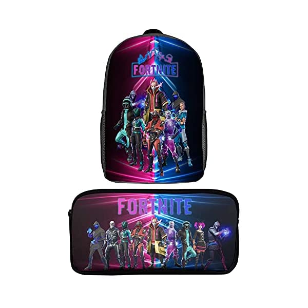 フォートナイト ショルダーバッグ ボディバッグ ワンショルダー レッスンバッグ 習い事 バッグ 鞄 グッズ プレゼント Youth 17 Inch Lightweight Fortnite Backpack Fashion Backpacks 3D Daypack Bag Backpack Set 2-in-1 Backpack Pencil Case 17 Inch Style3