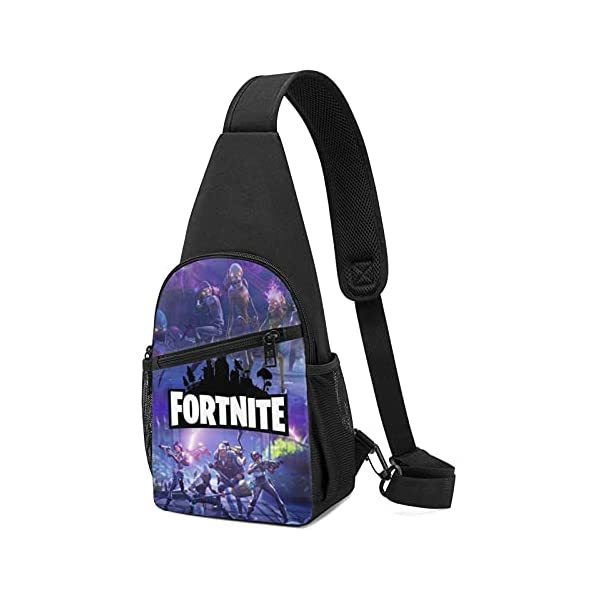 フォートナイト ショルダーバッグ ボディバッグ ワンショルダー レッスンバッグ 習い事 バッグ 鞄 グッズ プレゼント Epic Games Sling Bag Fortnite Sling Backpack Crossbody Shoulder Bag Travel Hiking Chest Bag Daypack for Women Men