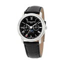 フレデリックコンスタント 腕時計 Frederique Constant FC-270BR4P6 ウォッチ メンズ 男性用 Frederique Constant Classics Black Dial Leather Strap Men's Watch FC-270BR4P6